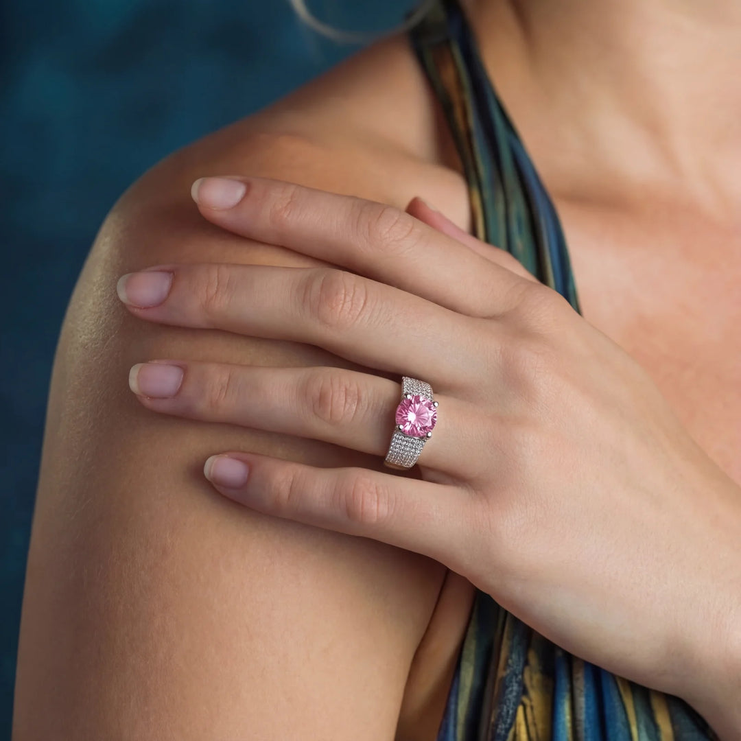 Blush Dreams Moissanite Set by Before Midnight
