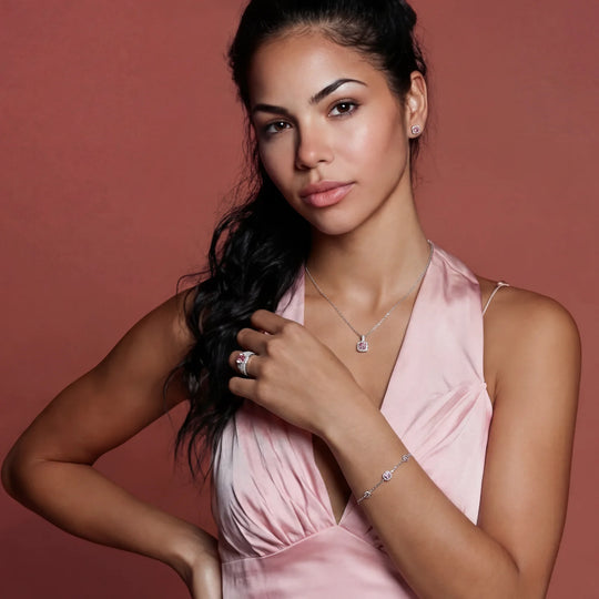 Blush Dreams Moissanite Set by Before Midnight